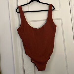 J Crew Scrunchie classic scoopneck one-piece swimsuit Size 18 (NWT)